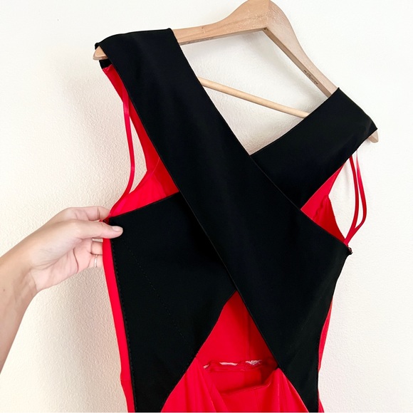RAG & BONE Sleeveless Cross Back Midi Dress in Sunburst - Picture 8 of 11